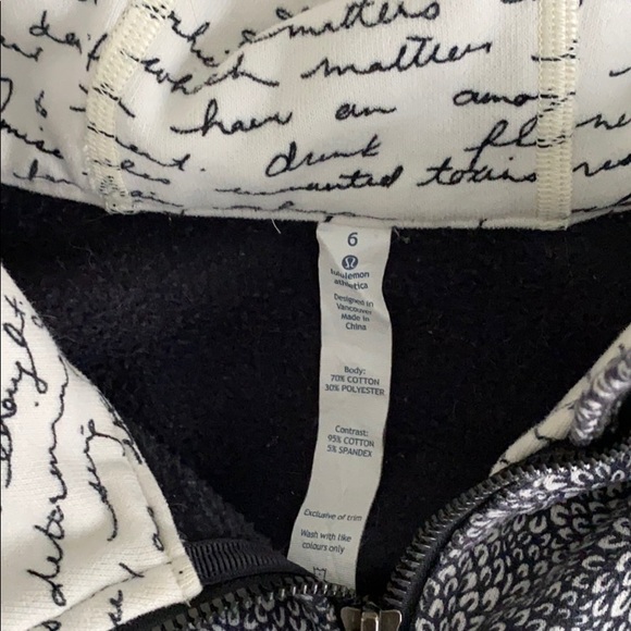 SOLD Lululemon Scuba Hoodie Size 6 - Picture 13 of 14